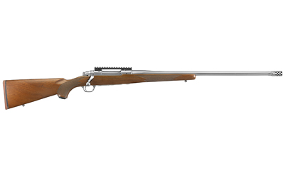Ruger Hawkeye Hunter .300 Win Mag 24″ Satin SS Walnut